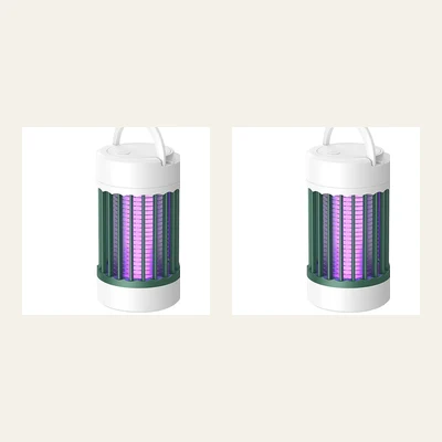 2 lampes — Une dedans, une sur la terrasse